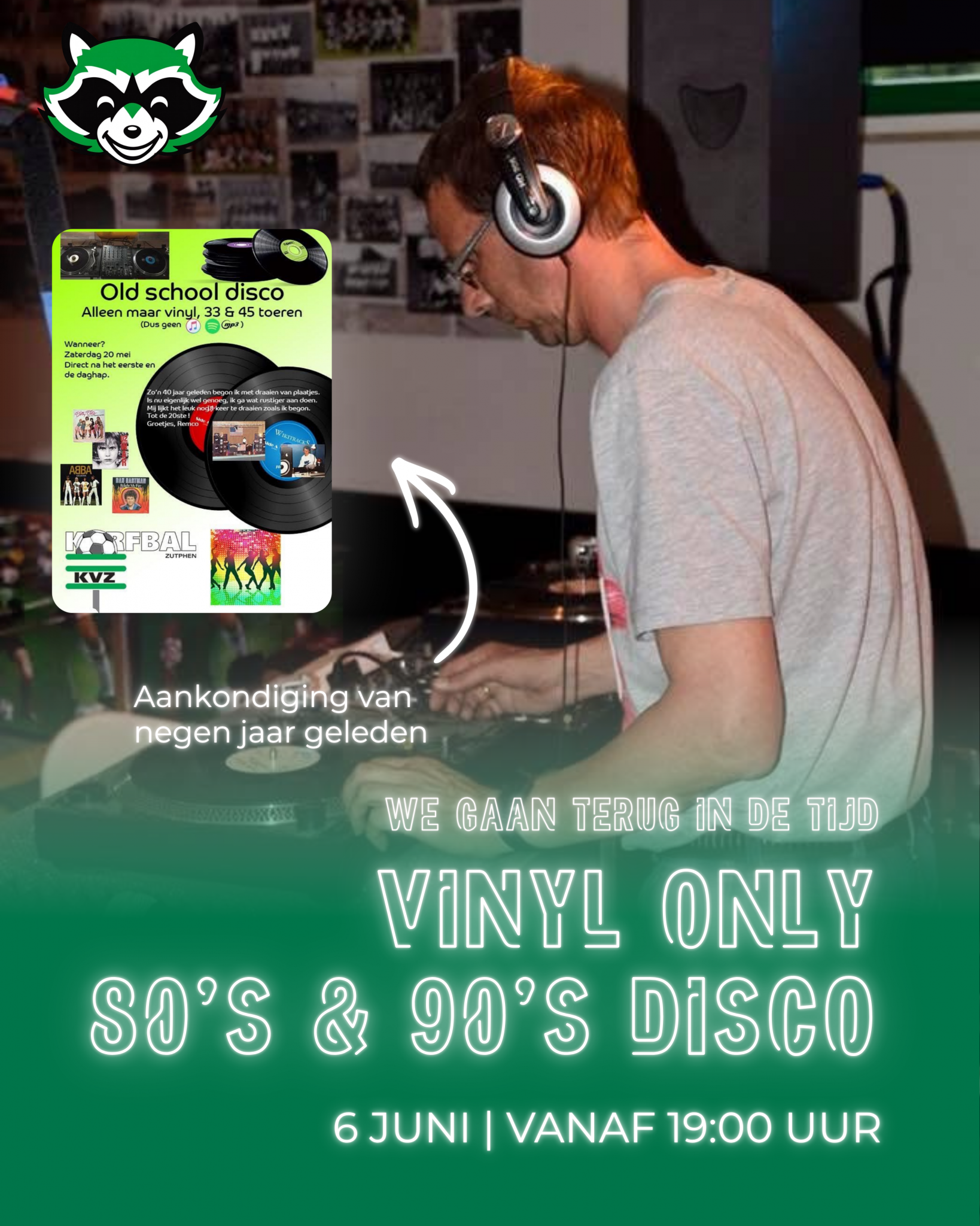 80’s & 90’s Disco Party 6 juni - Reminder