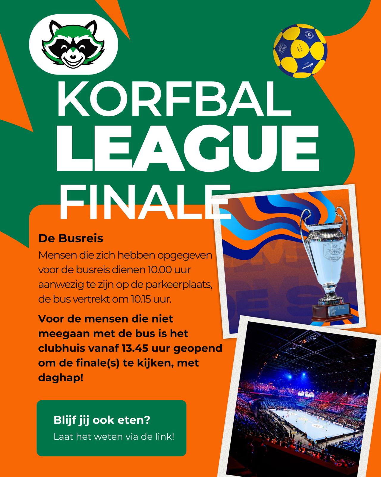 Korfbal Leaguefinale 18 april