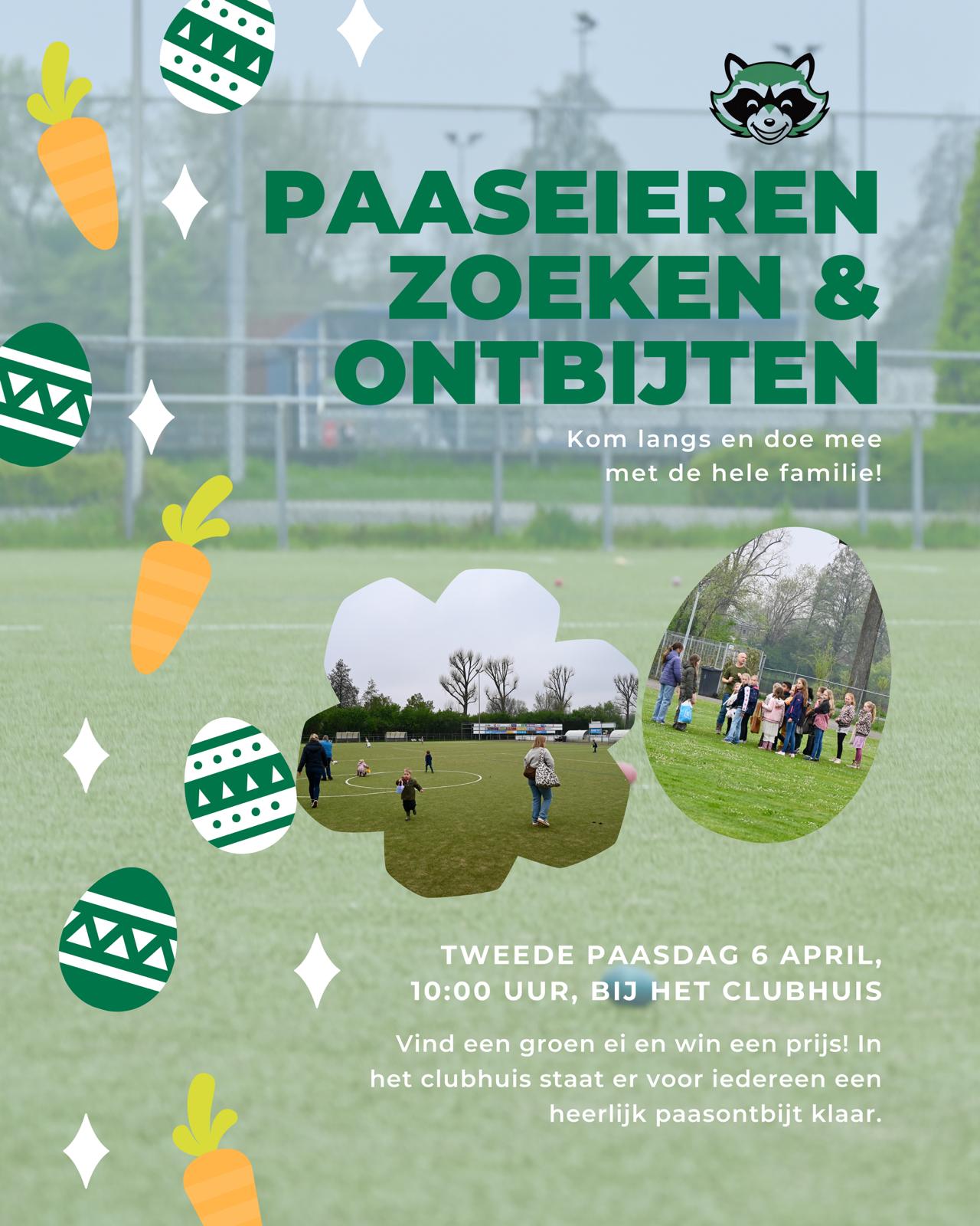 Paaseieren zoeken en Paasontbijt