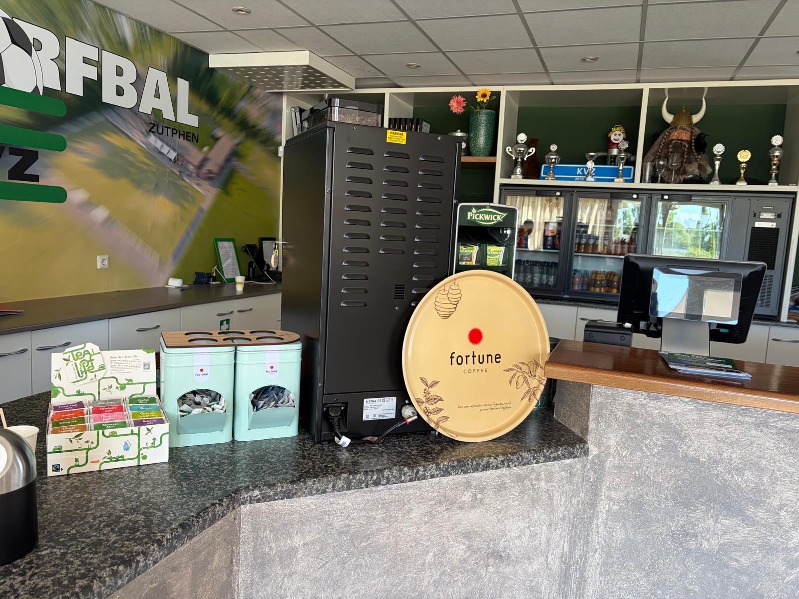 NIeuwe koffiemachine bij KVZ!