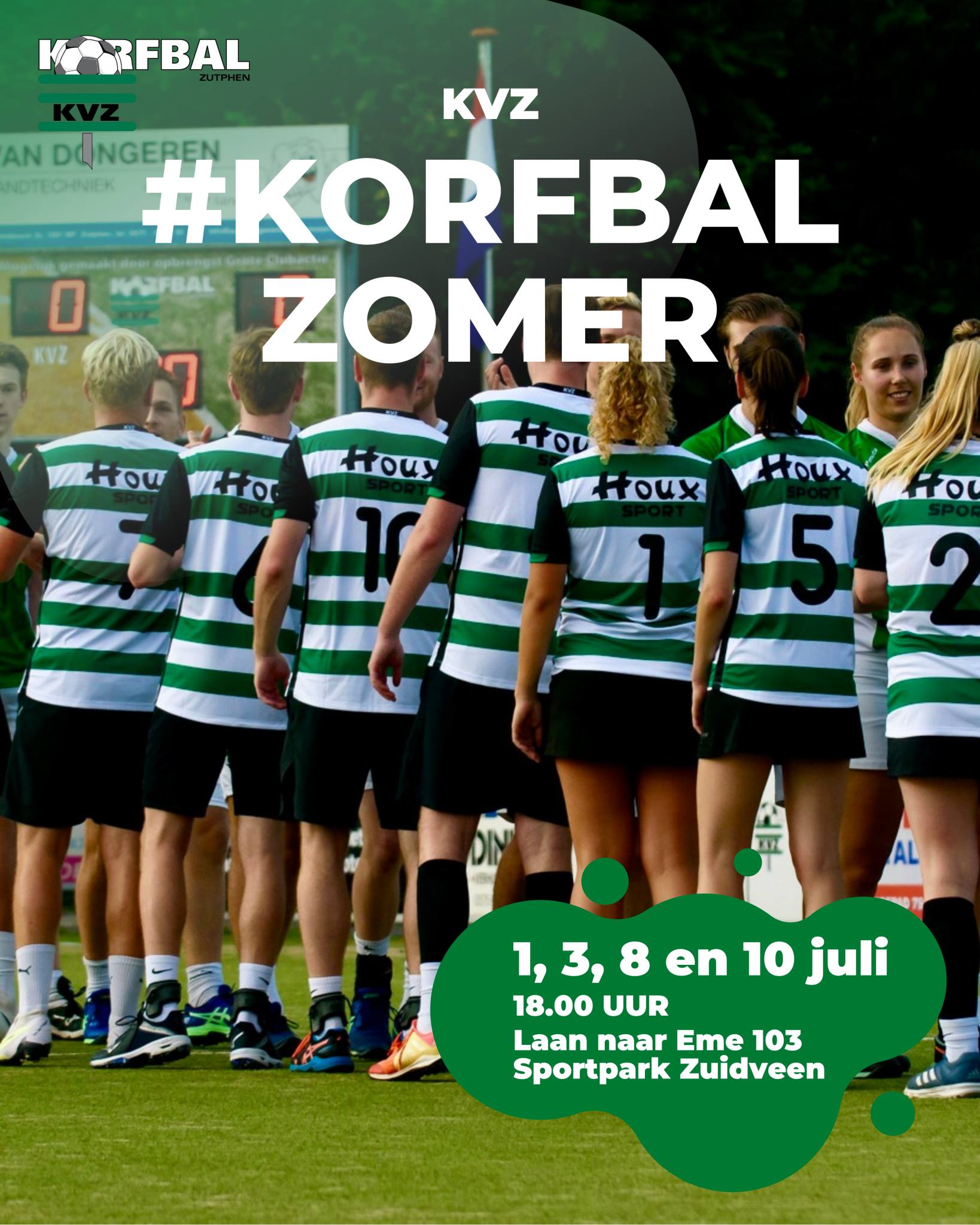 Ontdek korfbal deze zomer bij KVZ Zutphen ☀️